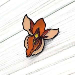 Women Flower  Pin Badge Brooch